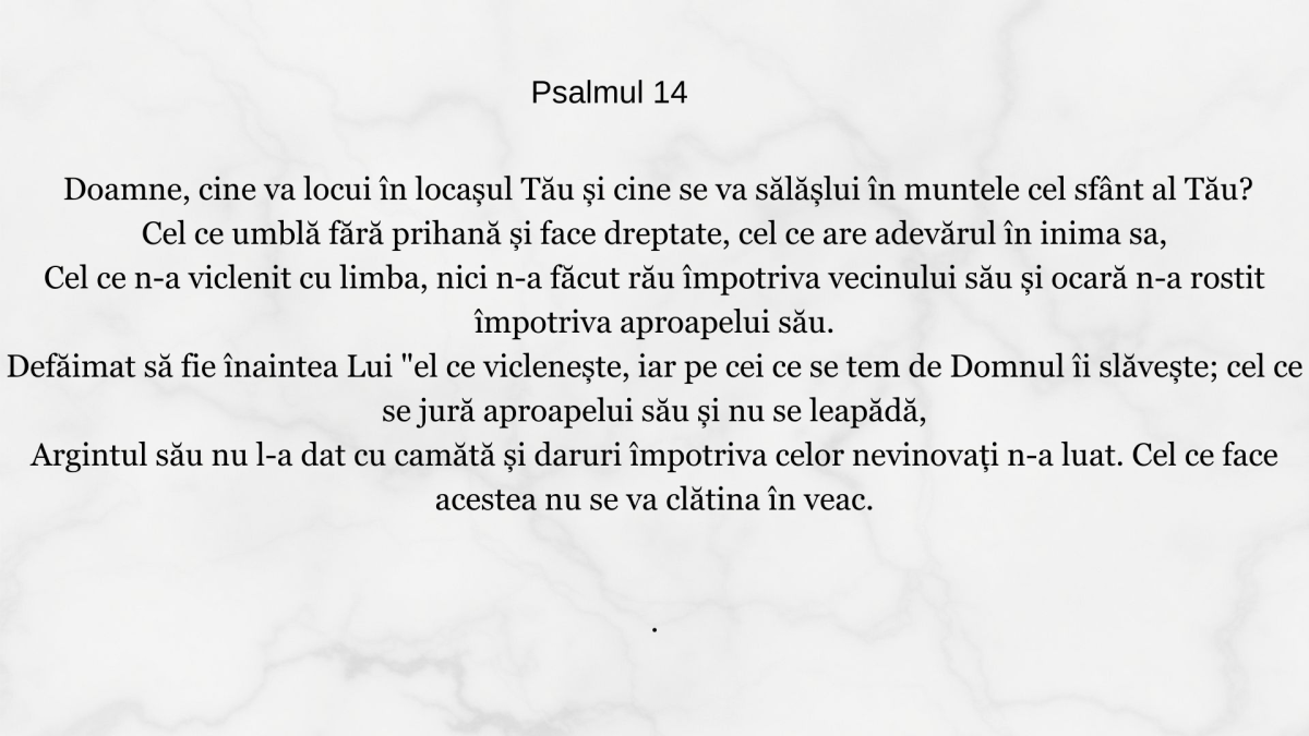 Psalmul 14