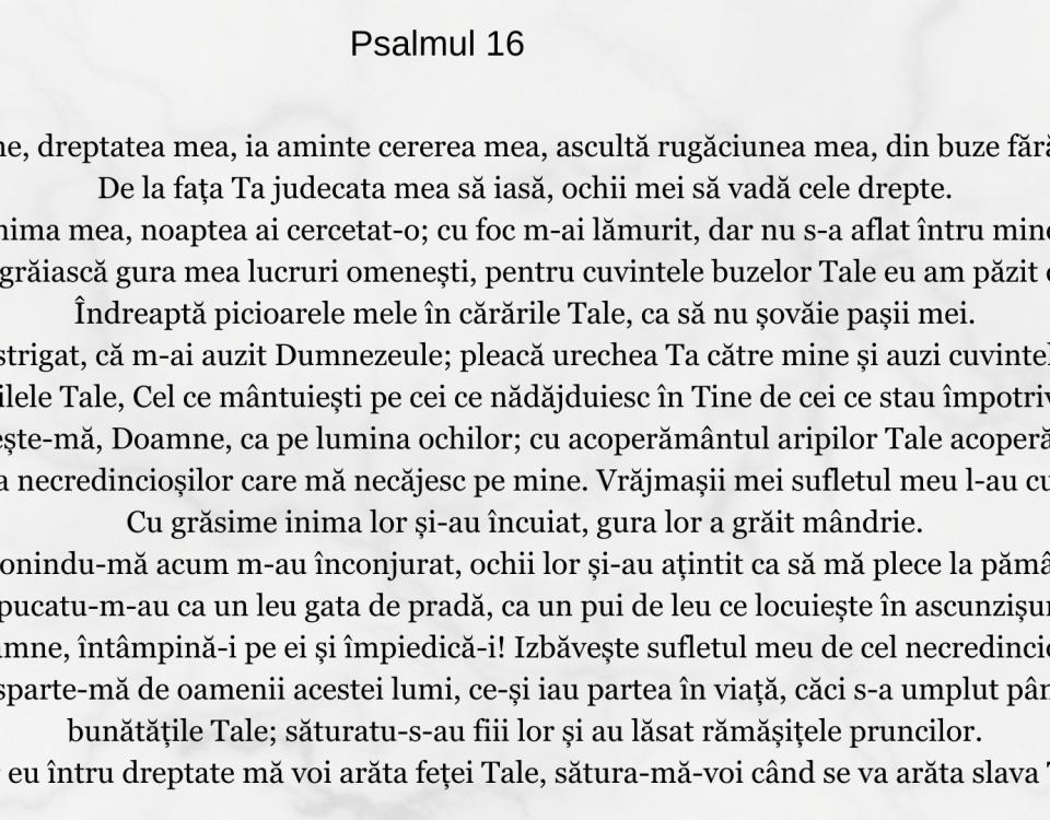 Psalmul 16