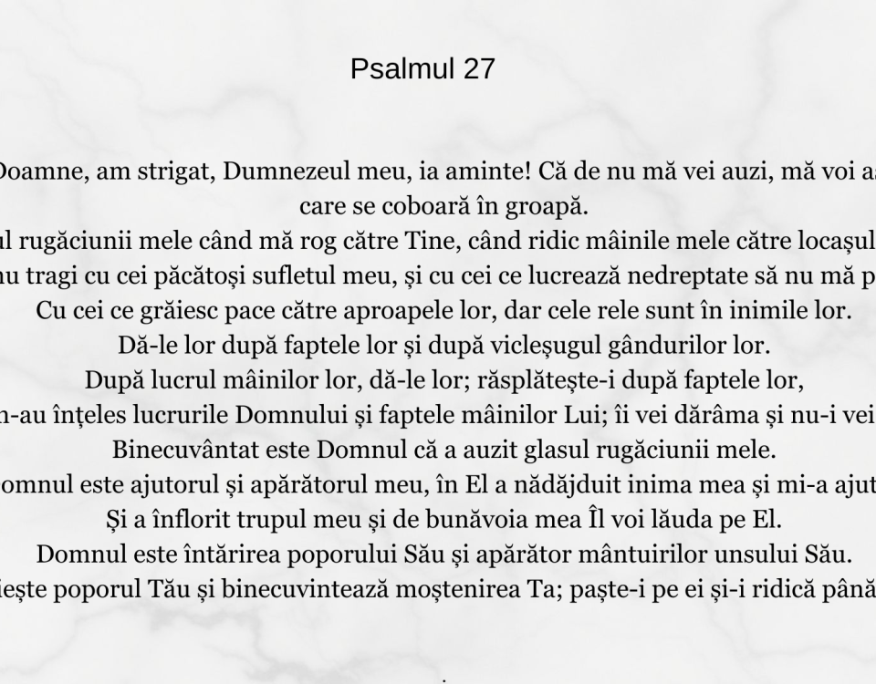Psalmul 27