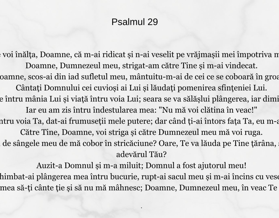 Psalmul 29