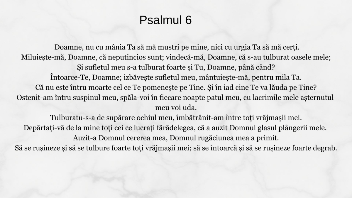 Psalmul 6
