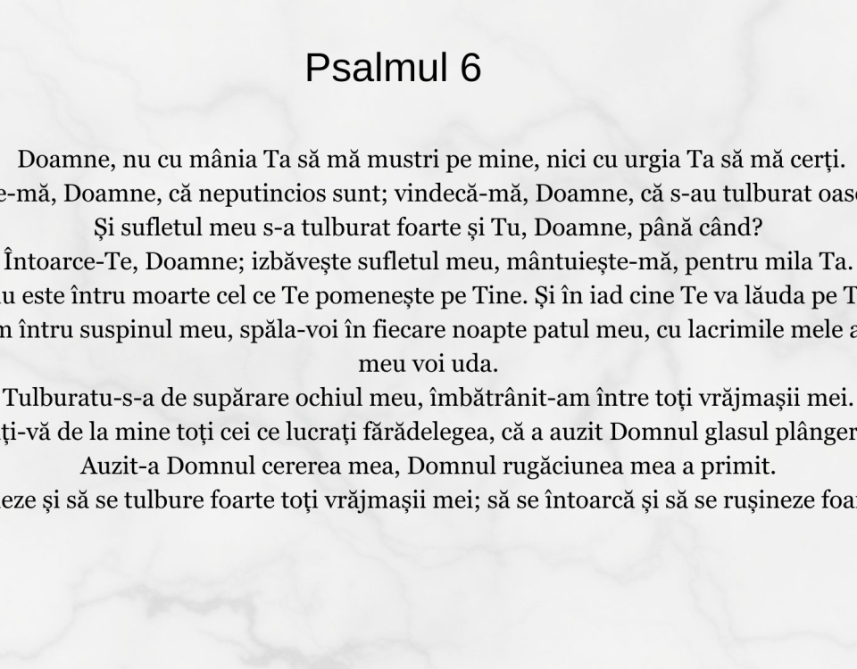 Psalmul 6