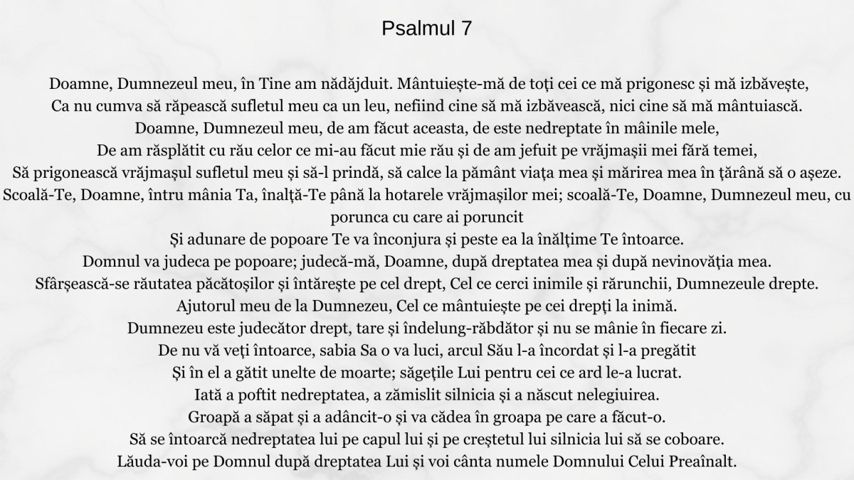 Psalmul 7