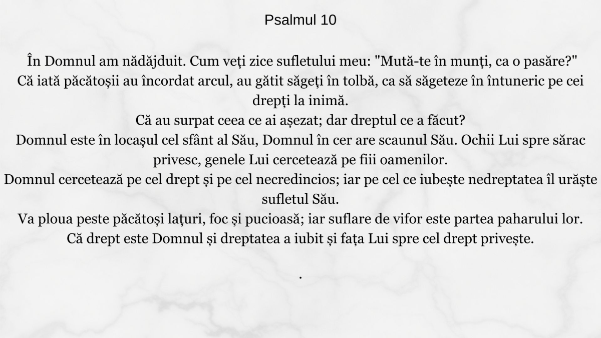 Psalmul 10