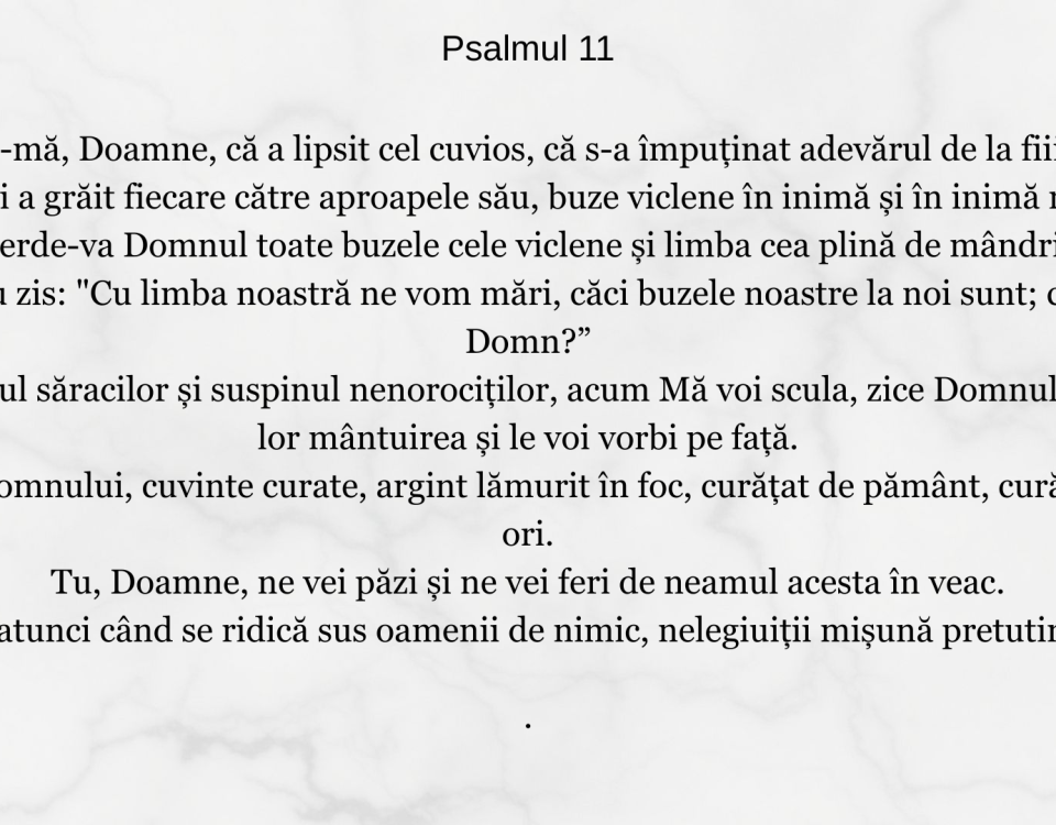 Psalmul 11